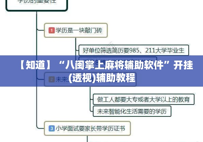 【知道】“八闽掌上麻将辅助软件”开挂(透视)辅助教程