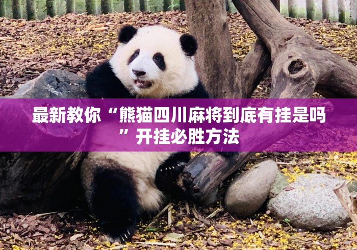 最新教你“熊猫四川麻将到底有挂是吗”开挂必胜方法