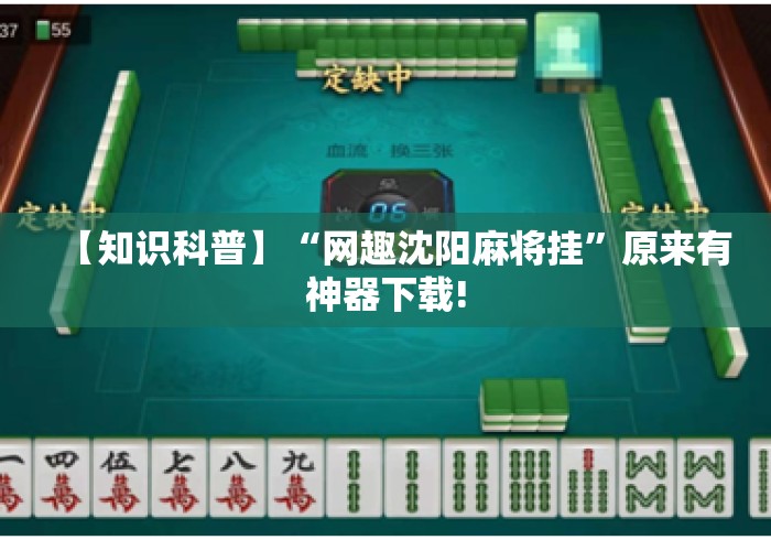 【知识科普】“网趣沈阳麻将挂”原来有神器下载!