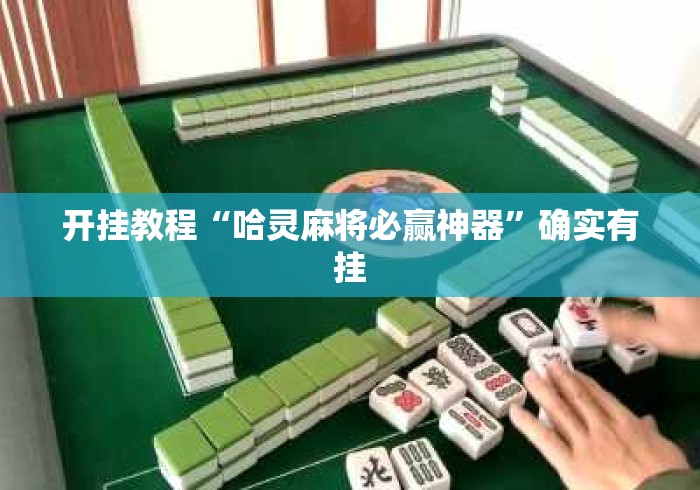 开挂教程“哈灵麻将必赢神器”确实有挂