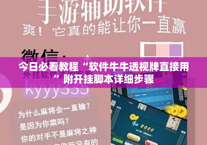 今日必看教程“软件牛牛透视牌直接用”附开挂脚本详细步骤