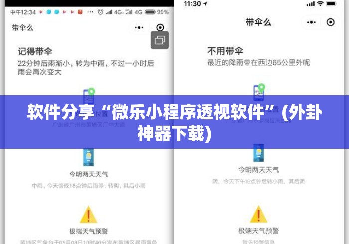 软件分享“微乐小程序透视软件”(外卦神器下载)