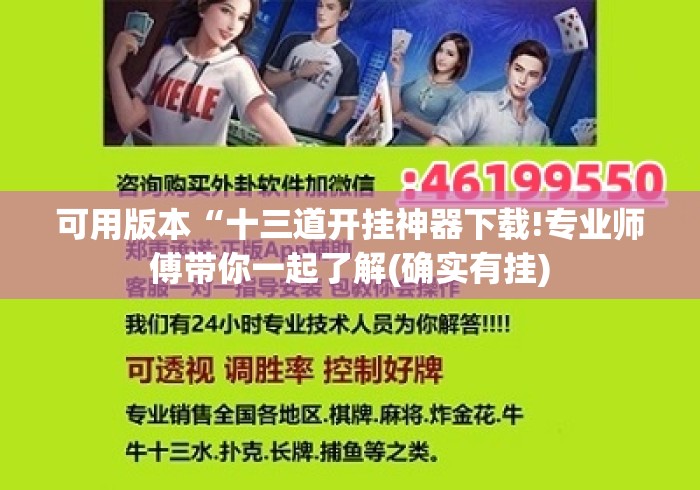 可用版本“十三道开挂神器下载!专业师傅带你一起了解(确实有挂) 可用版本“十三道开挂神器下载!专业师傅带你一起了解(确实有挂)