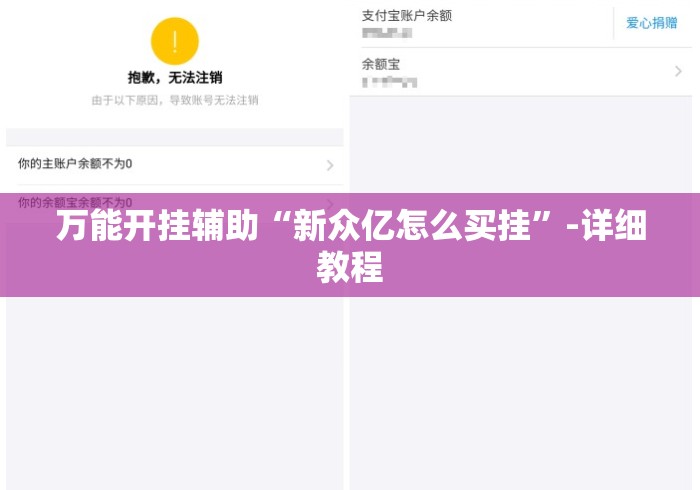 万能开挂辅助“新众亿怎么买挂”-详细教程