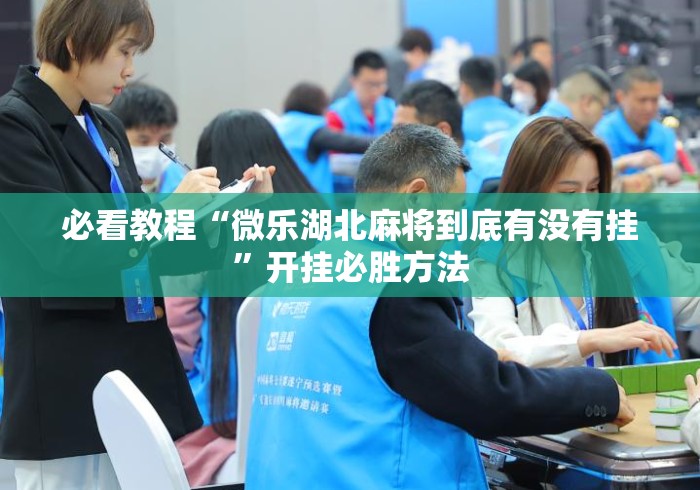 必看教程“微乐湖北麻将到底有没有挂	”开挂必胜方法