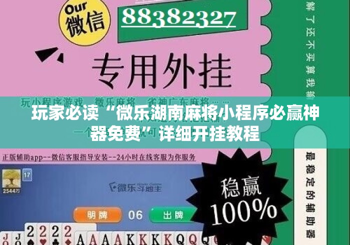 玩家必读“微乐湖南麻将小程序必赢神器免费”详细开挂教程