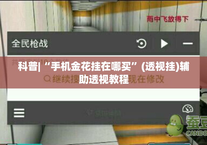科普|“手机金花挂在哪买”(透视挂)辅助透视教程