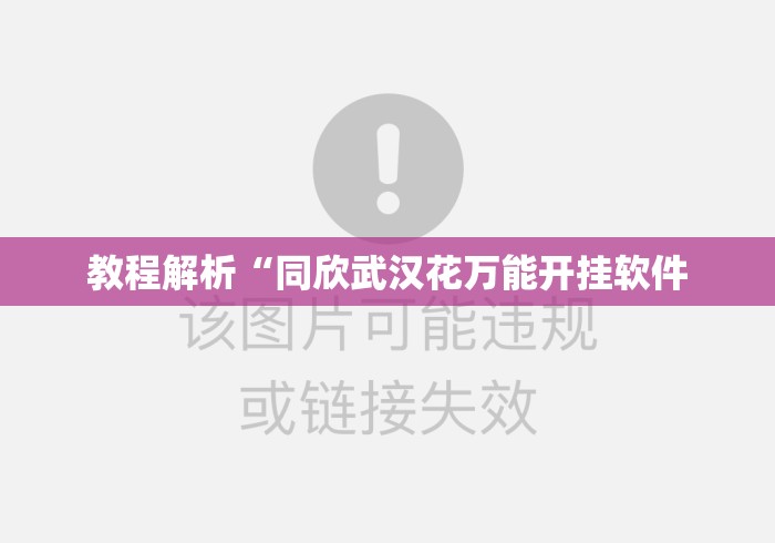 教程解析“同欣武汉花万能开挂软件 教程解析“同欣武汉花万能开挂软件