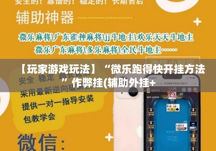 【玩家游戏玩法】“微乐跑得快开挂方法”作弊挂(辅助外挂+