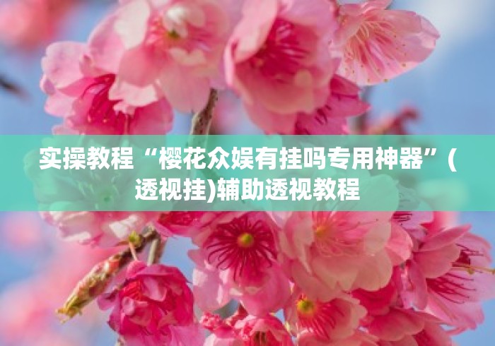 实操教程“樱花众娱有挂吗专用神器	”(透视挂)辅助透视教程