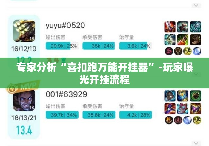 专家分析“喜扣跑万能开挂器”-玩家曝光开挂流程