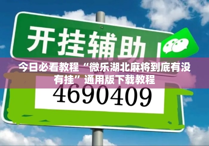 今日必看教程“微乐湖北麻将到底有没有挂”通用版下载教程