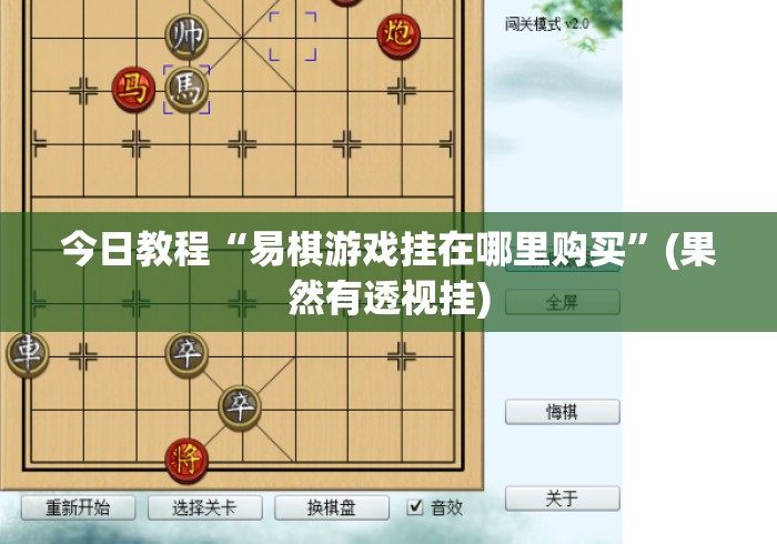 今日教程“易棋游戏挂在哪里购买	”(果然有透视挂)