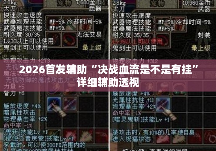 2026首发辅助“决战血流是不是有挂	”详细辅助透视