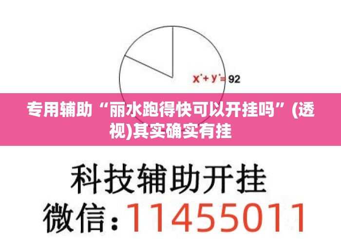 专用辅助“丽水跑得快可以开挂吗”(透视)其实确实有挂