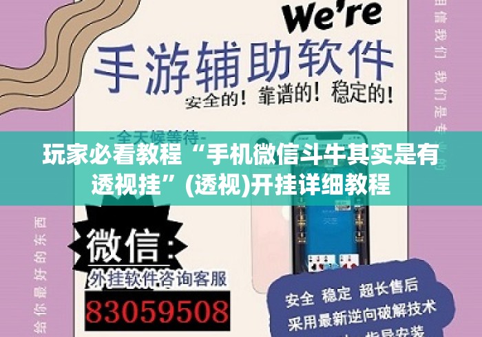 玩家必看教程“手机微信斗牛其实是有透视挂”(透视)开挂详细教程