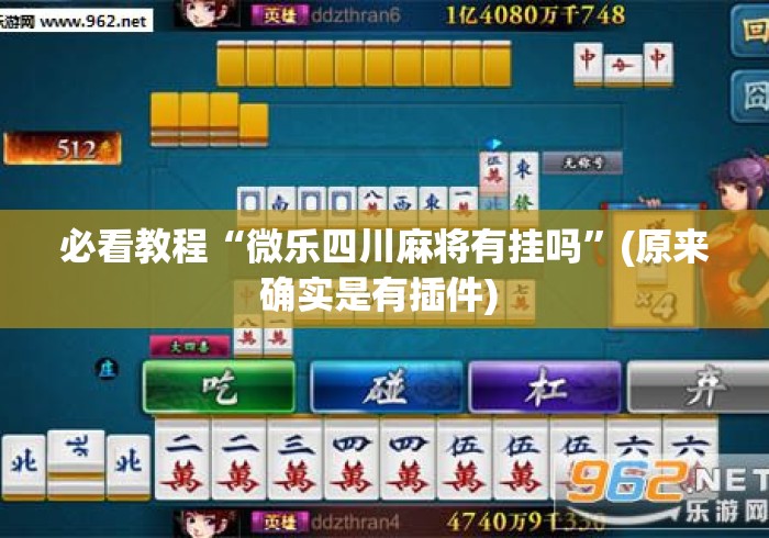 必看教程“微乐四川麻将有挂吗”(原来确实是有插件) 