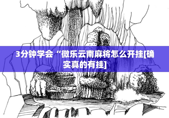 3分钟学会“微乐云南麻将怎么开挂[确实真的有挂]
