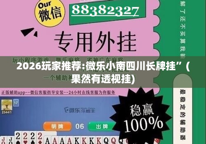 2026玩家推荐:微乐小南四川长牌挂”(果然有透视挂)