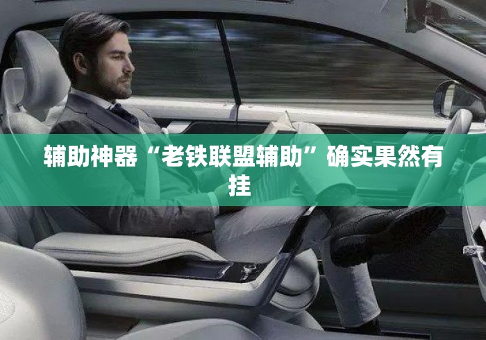 辅助神器“老铁联盟辅助”确实果然有挂 