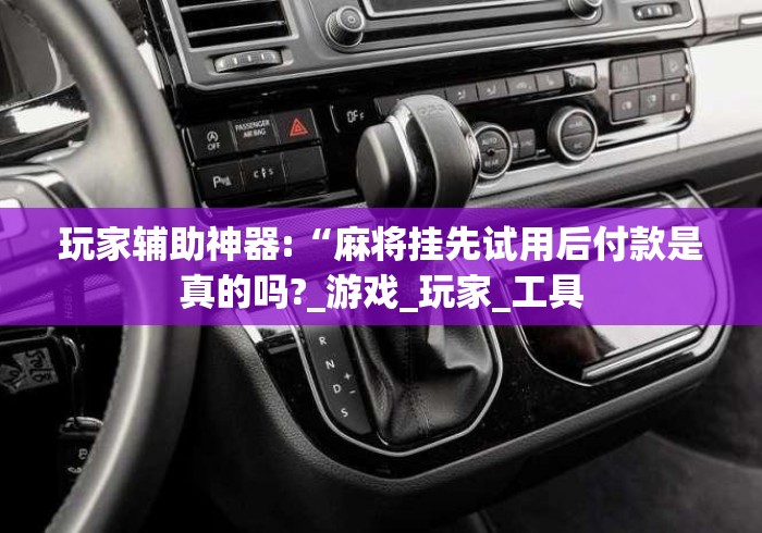 玩家辅助神器:“麻将挂先试用后付款是真的吗?_游戏_玩家_工具