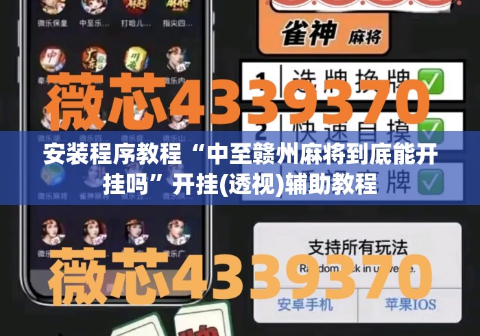 安装程序教程“中至赣州麻将到底能开挂吗”开挂(透视)辅助教程