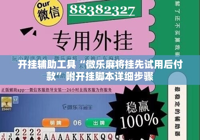 开挂辅助工具“微乐麻将挂先试用后付款	”附开挂脚本详细步骤