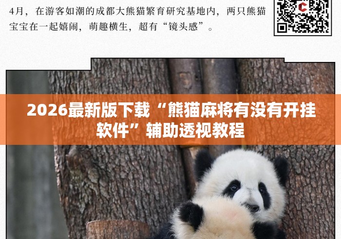 2026最新版下载“熊猫麻将有没有开挂软件	”辅助透视教程