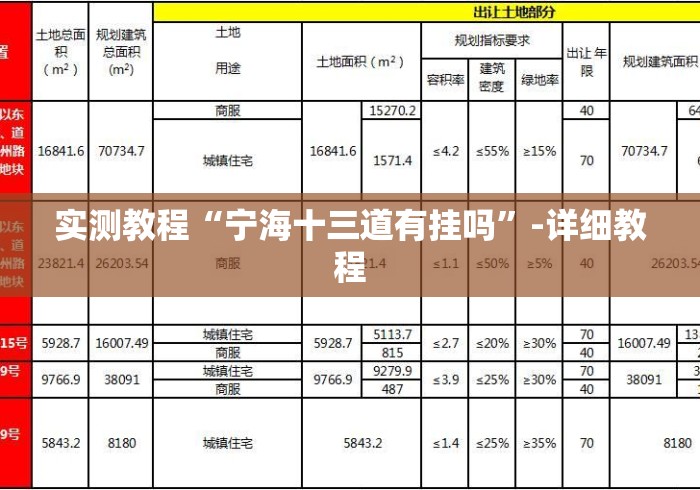 实测教程“宁海十三道有挂吗	”-详细教程