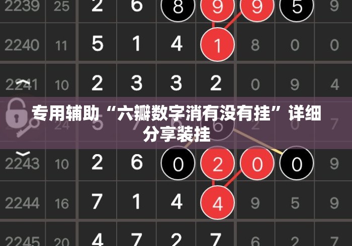 专用辅助“六瓣数字消有没有挂”详细分享装挂