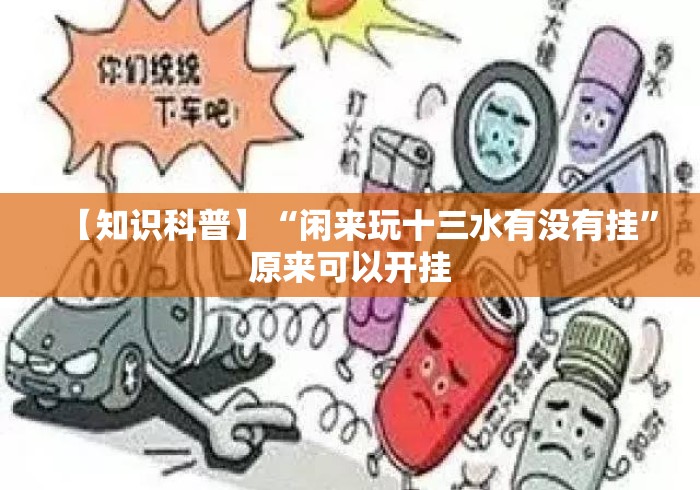 【知识科普】“闲来玩十三水有没有挂”原来可以开挂