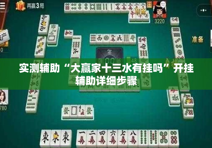实测辅助“大赢家十三水有挂吗”开挂辅助详细步骤