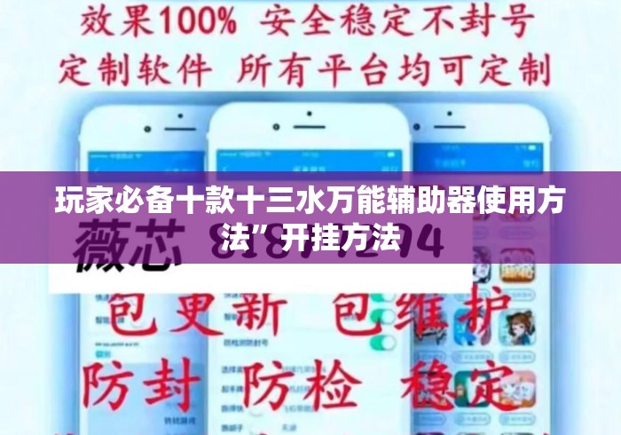 玩家必备十款十三水万能辅助器使用方法”开挂方法