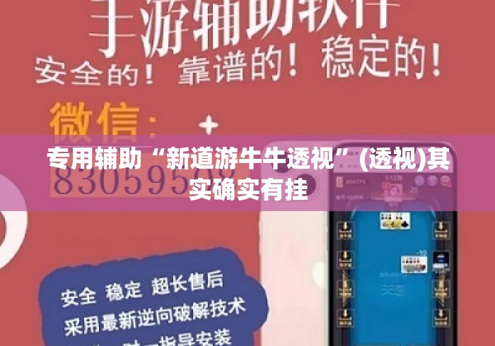专用辅助“新道游牛牛透视”(透视)其实确实有挂