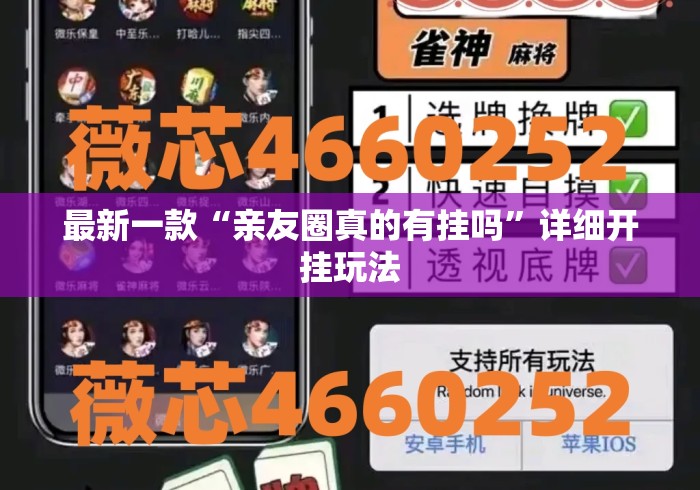 最新一款“亲友圈真的有挂吗”详细开挂玩法