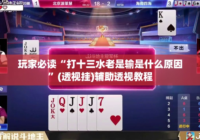 玩家必读“打十三水老是输是什么原因”(透视挂)辅助透视教程
