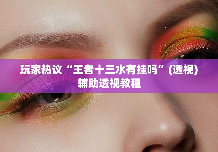 玩家热议“王者十三水有挂吗”(透视)辅助透视教程