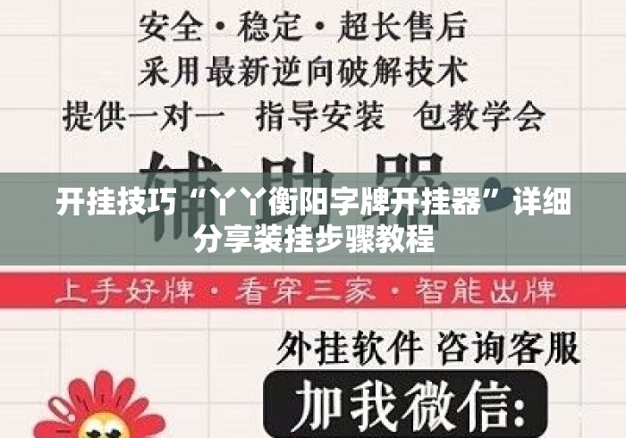 开挂技巧“丫丫衡阳字牌开挂器”详细分享装挂步骤教程