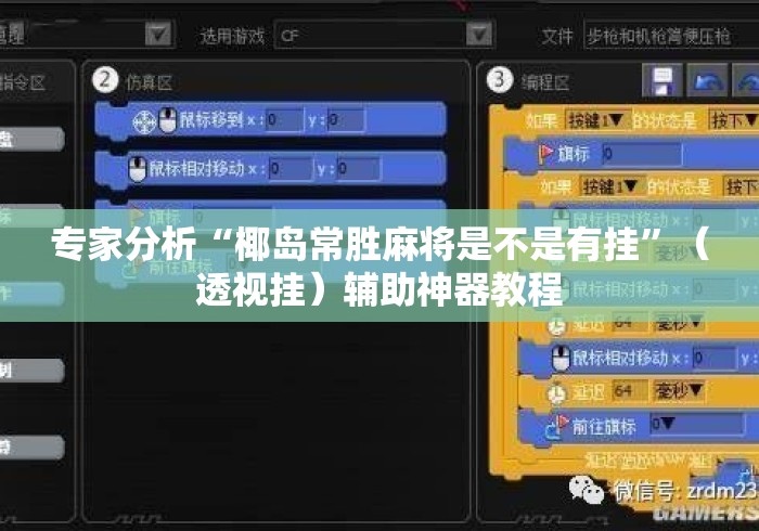 专家分析“椰岛常胜麻将是不是有挂	”（透视挂）辅助神器教程