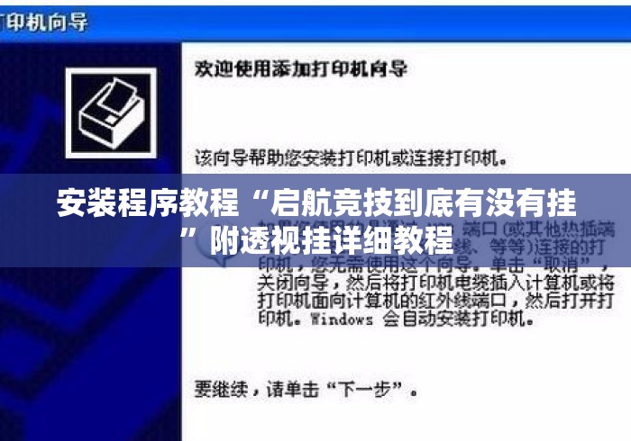 安装程序教程“启航竞技到底有没有挂”附透视挂详细教程