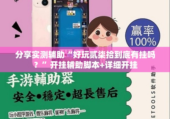 分享实测辅助“好玩贰柒拾到底有挂吗？	”开挂辅助脚本+详细开挂