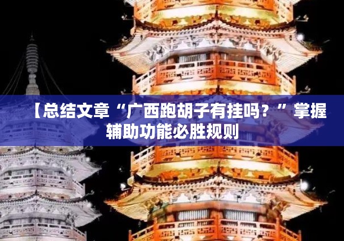 【总结文章“广西跑胡子有挂吗？”掌握辅助功能必胜规则