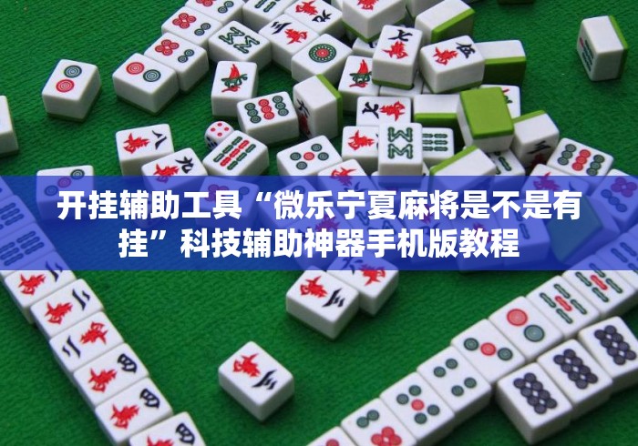开挂辅助工具“微乐宁夏麻将是不是有挂”科技辅助神器手机版教程