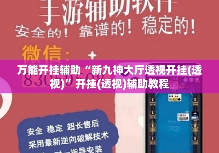 万能开挂辅助“新九神大厅透视开挂(透视)”开挂(透视)辅助教程