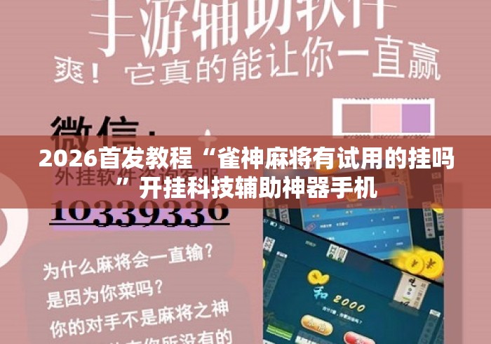 今日分享“山西大唐麻将外卦神器”揭秘透视辅助万能挂用法