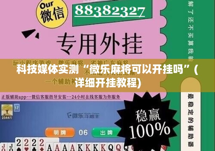 科技媒体实测“微乐麻将可以开挂吗”(详细开挂教程)
