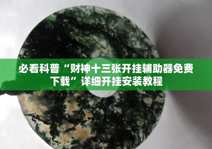 必看科普“财神十三张开挂辅助器免费下载	”详细开挂安装教程