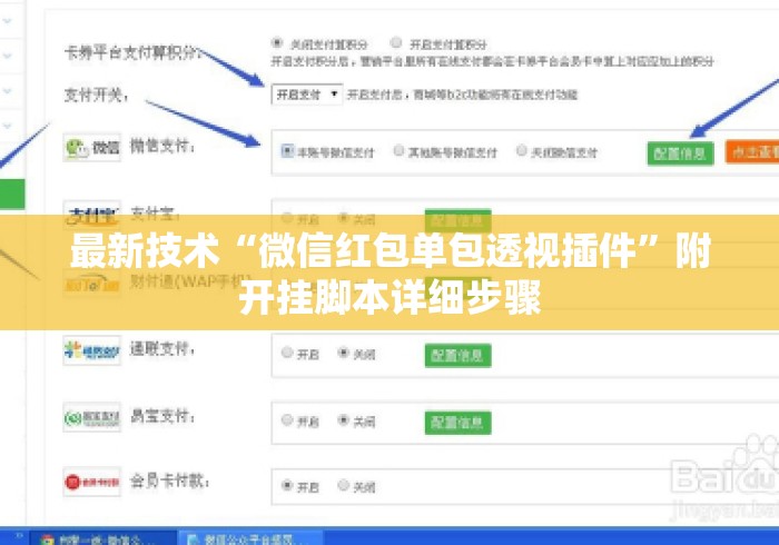 最新技术“微信红包单包透视插件”附开挂脚本详细步骤