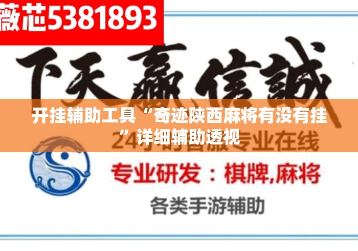 开挂辅助工具“奇迹陕西麻将有没有挂”详细辅助透视