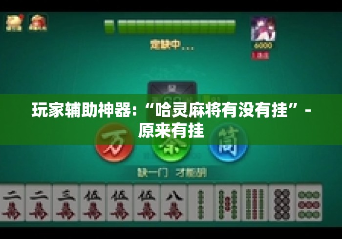 玩家辅助神器:“哈灵麻将有没有挂”-原来有挂